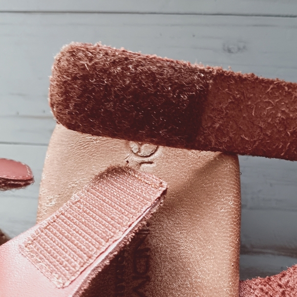 Unity In Diversity| Fanny Wedge Sandal EU 41/US 10 Brown Leather Circular Cutout - Picture 7 of 15